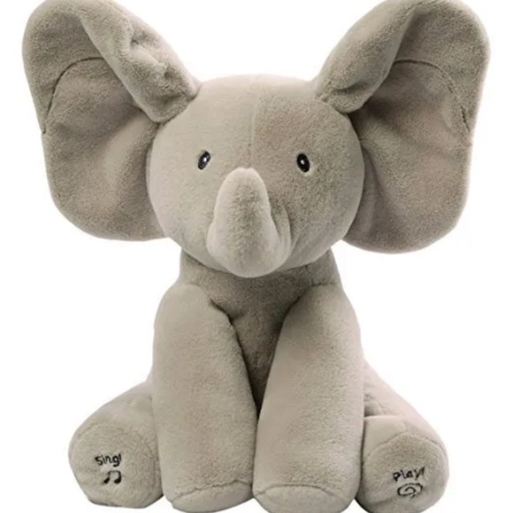 GUND Baby Animated Flappy The Elephant Plush, Singing Stuffed Animal Baby Toy - Picture 1 of 16